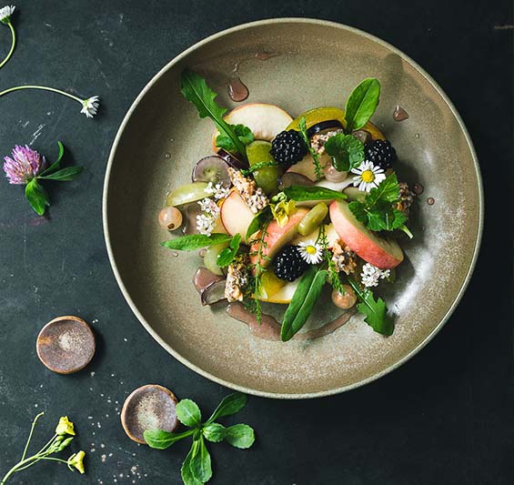 Herbstfrüchte-Salat